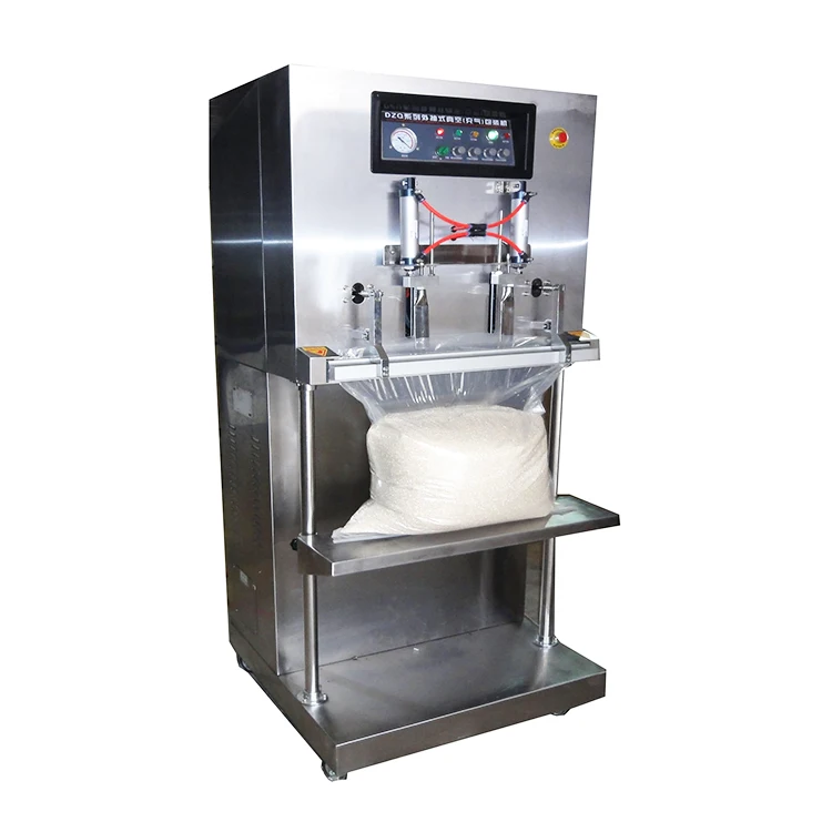 High quality DZ - 600 F plastic grain vertical vacuum packaging nozzle type vaccum sealer machine