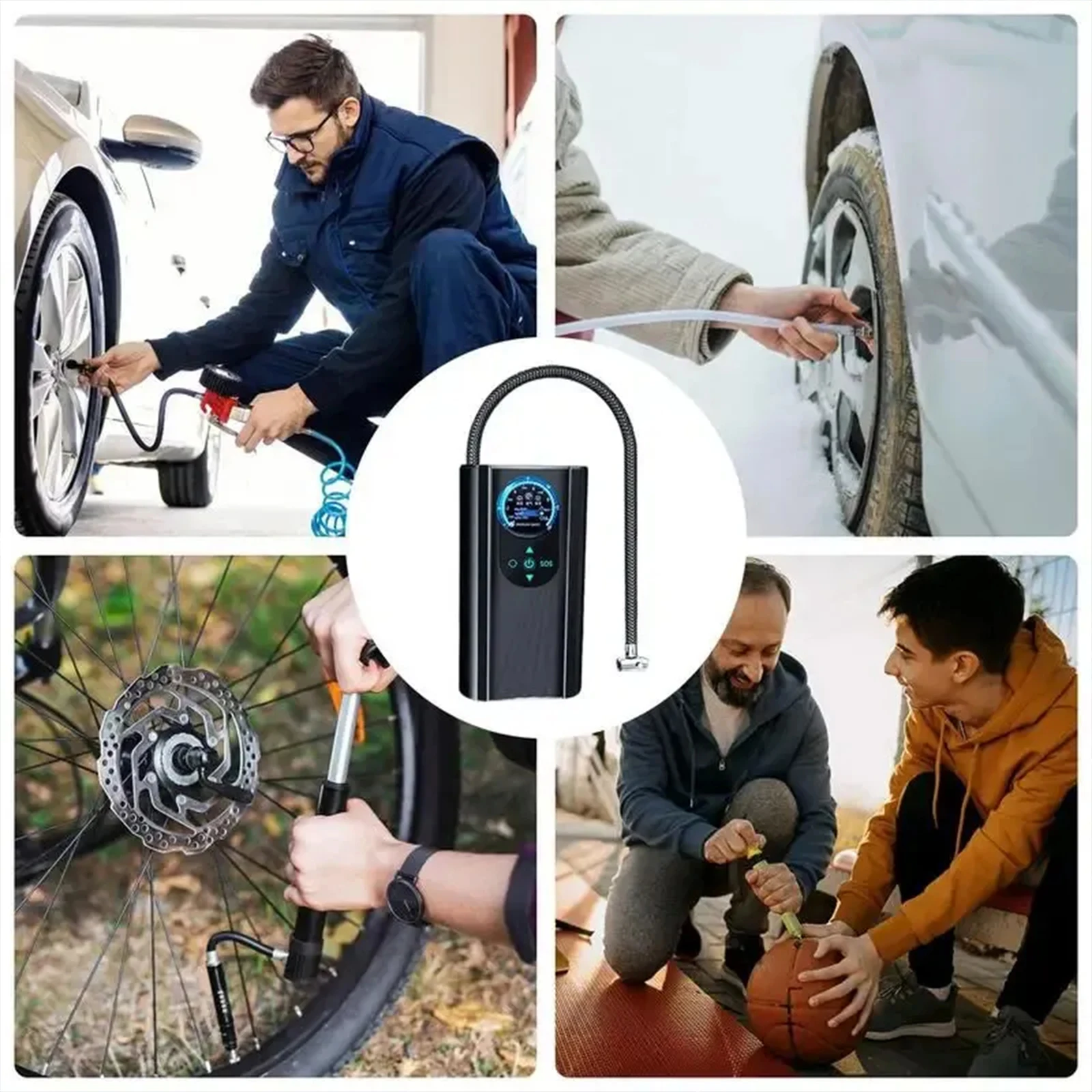 New Product Ideas 2024 Essential Automotive Parts Wireless Automatic Tire Inflation Machine Air Pump
