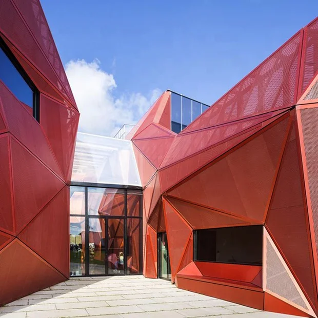 ACEPLATE Stainless Decorative Material Curtain Wire Wall Aluminum Galvanized Iron Square 15-20days Perforated Mesh First Grade