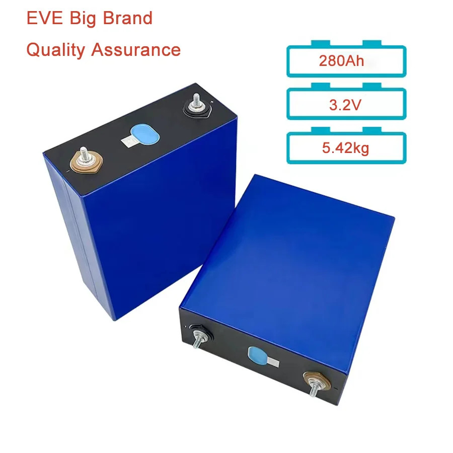 A18 совершенно новые батареи для хранения энергии 3.2V280Ah EVE литий-ионный фосфатный аккумулятор 280Ah Lifepo4