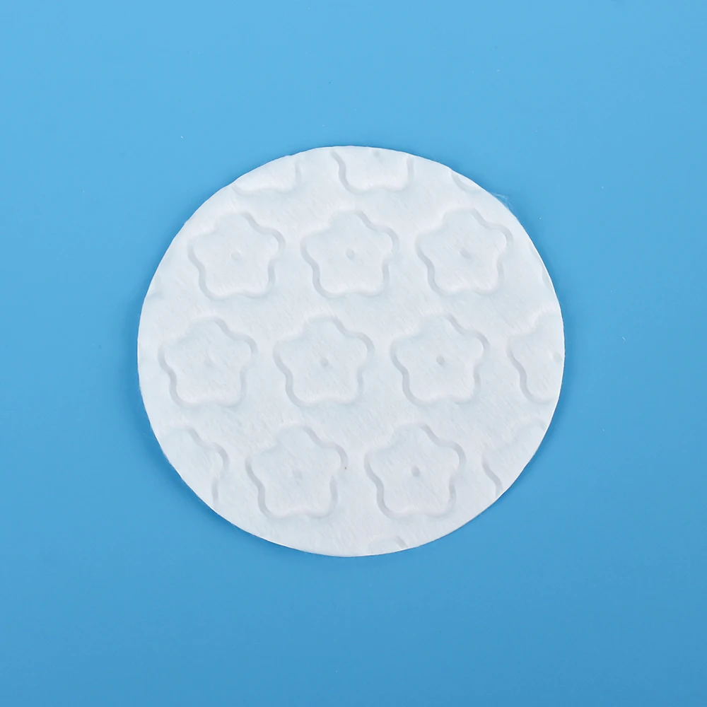 Customized wholesale organic makeup removing pad bamboo reusable cotton round pad
