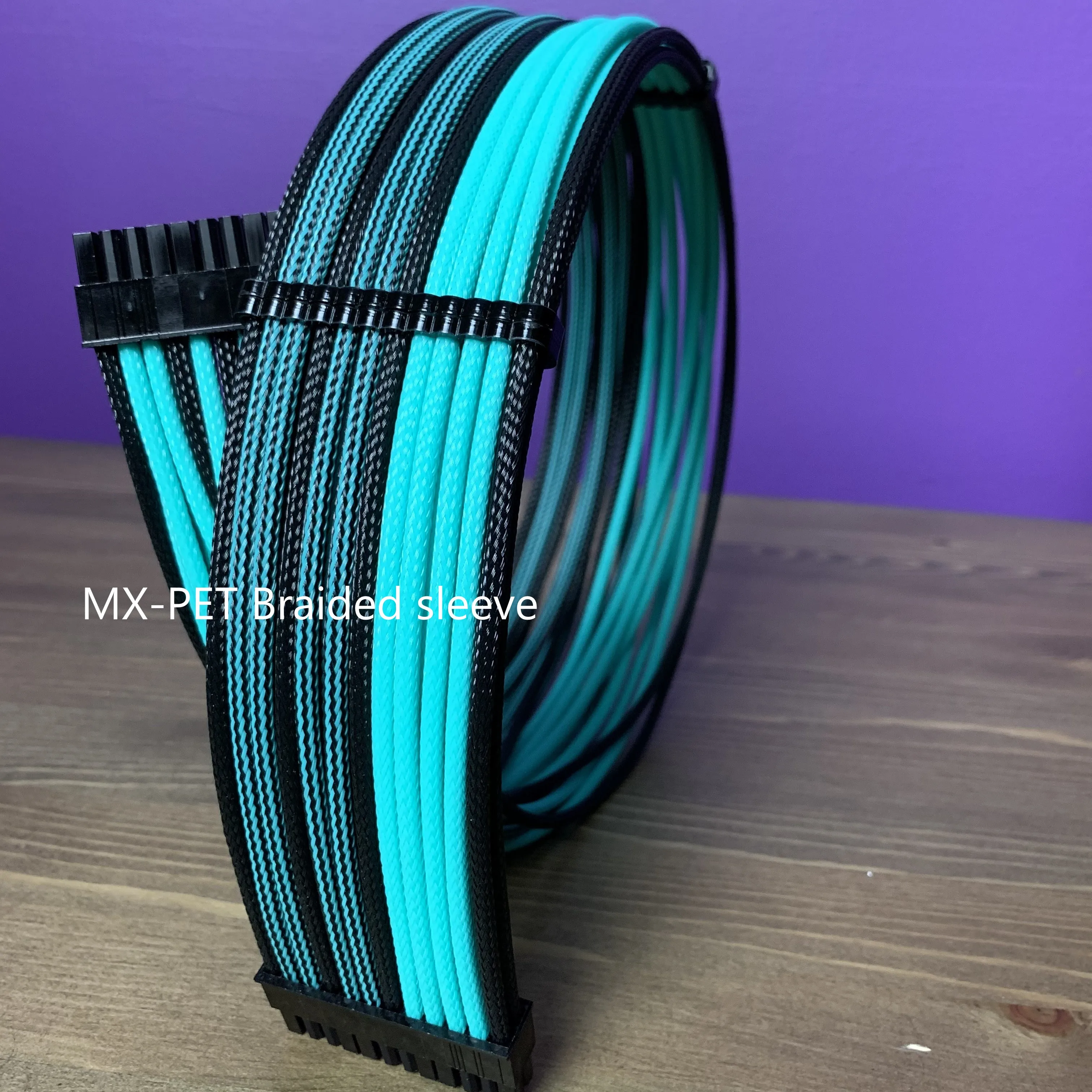 Expandable braided sleeving cable sleeving