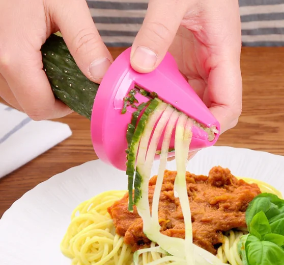 Vegetable Slicer Handheld Vegetable Fruit Noodle Maker Grater Slicer Cutters