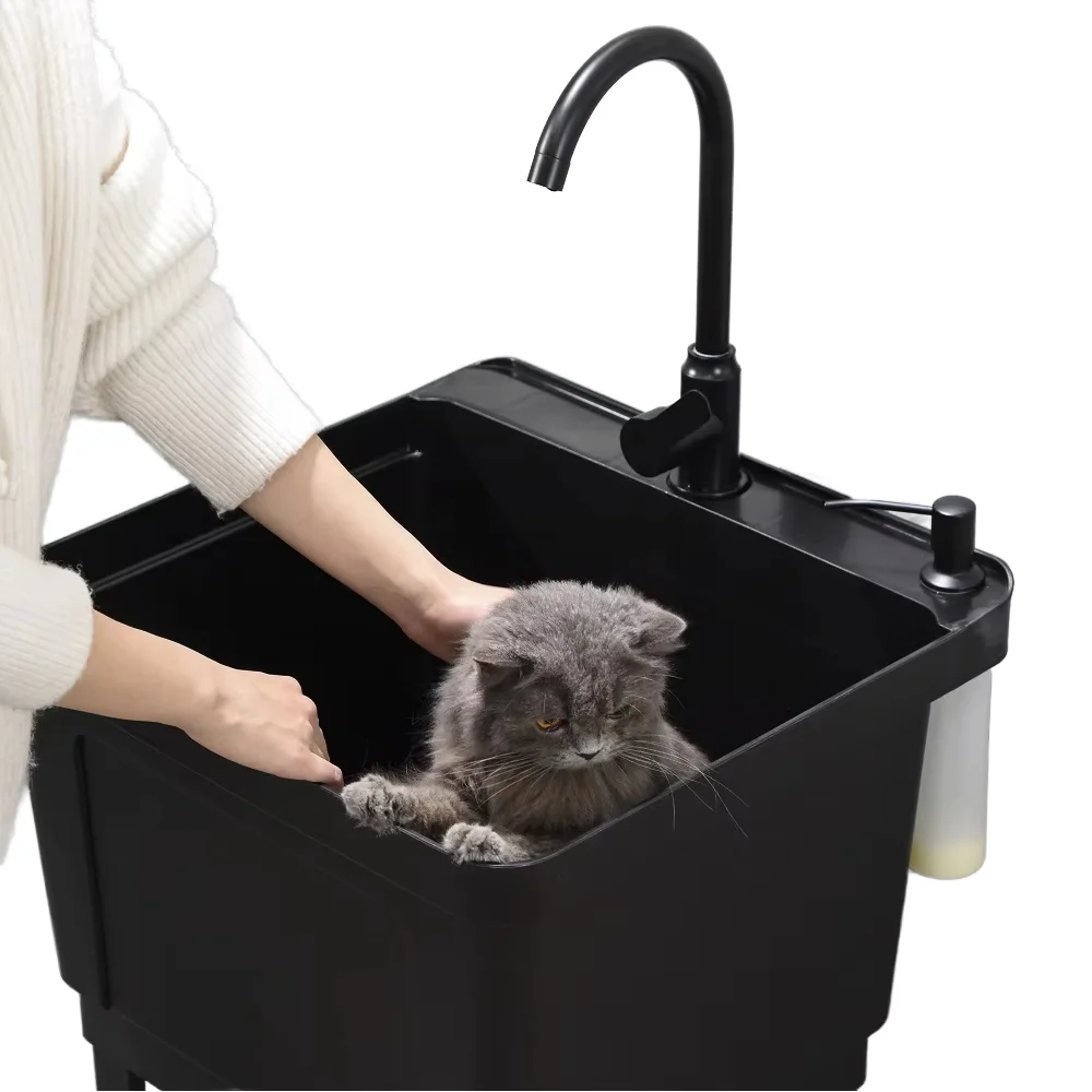 Modern Design Plastic PP Colored Oval Sink Laundry Washbasin with Drainer for Bathroom Use