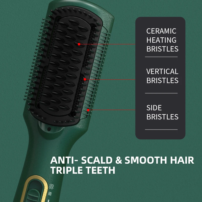 Negative Ions One Step Hair Dryer And Volumizer Hot Air Brush Hair Dryer Brush With 110v And 220v