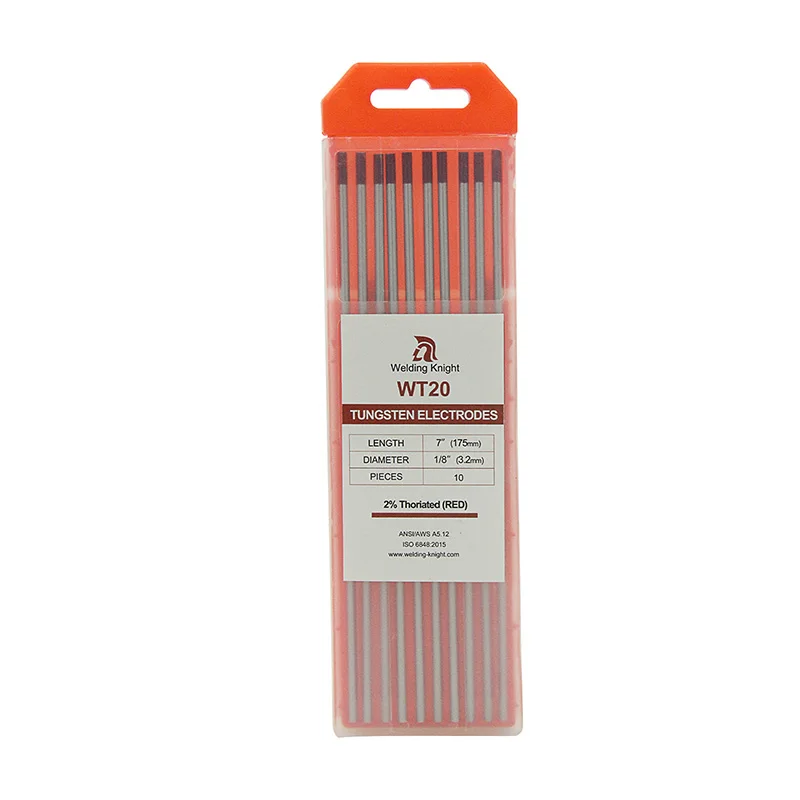TIG tungsten electrode red WT203.2mm pure tungsten electrode tungsten electrode