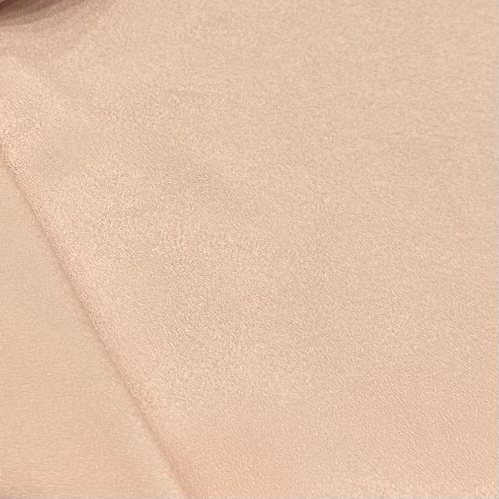 100%polyester moss crepe chiffon fabric elastic used for dress fabric material