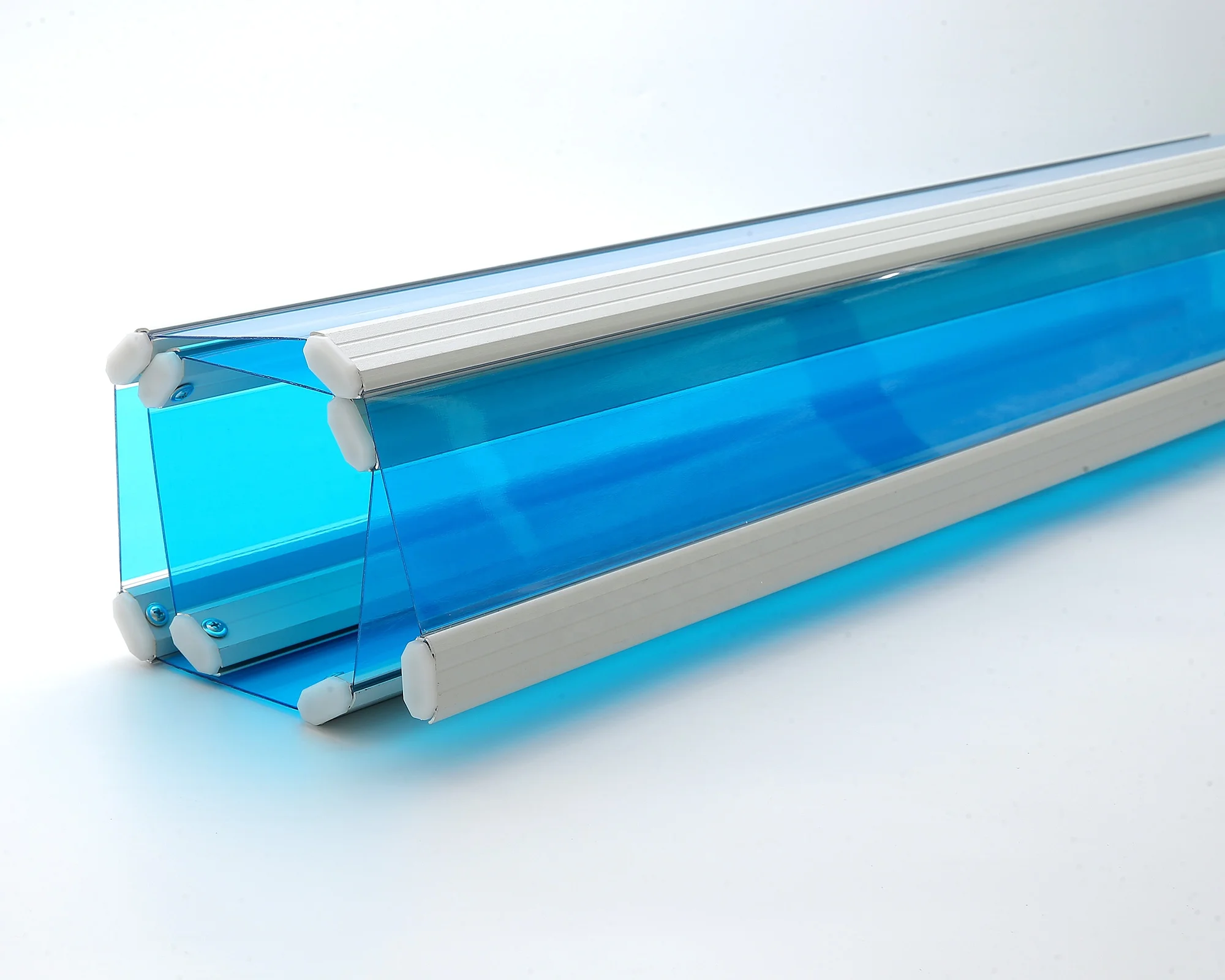 Modern commercial polycarbonate transparent slat automatic roller shutter door aluminum rolling shutters doors