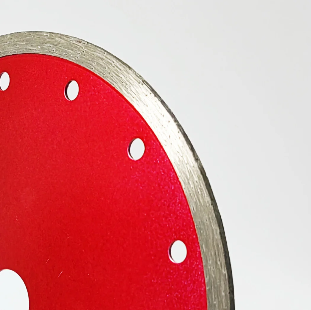 Cold Press Sineter Continous Rim Diamond Saw Blade Universal Wet Cutting Disc China Manufacturer Masonry Concrete Granite