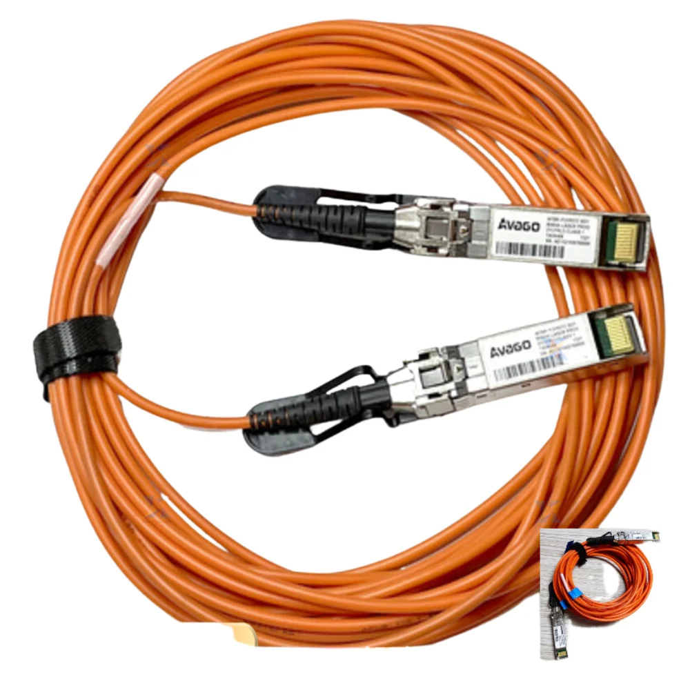 Avago Finisar использованный волоконно-оптический кабель 10 ГБ AOC SFP 7 м волоконно-оптический модуль Intel 10g многомодовый волоконно-оптический модуль Second-han