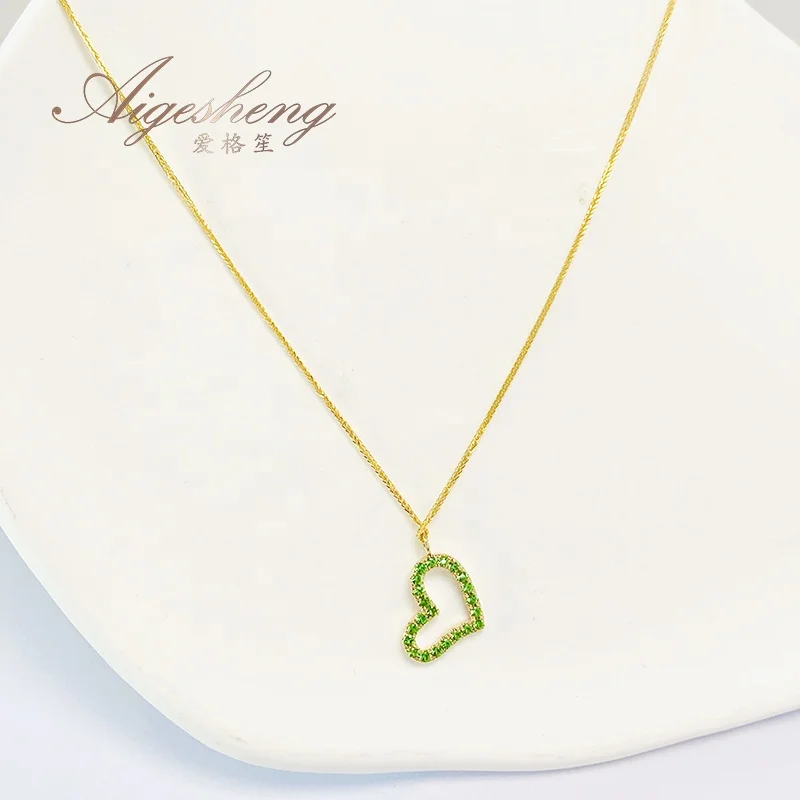 Simple Fashion Heart Pendant Necklaces18k Love Necklace For Couples Jewelry Accessories Necklace