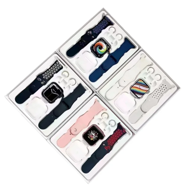 T55 PRO MAX Smart Watch Series 8 Phone Call Reloj Inteligente Waterproof Smartwatch T55PROMAX with Headphones Headsets Earbuds