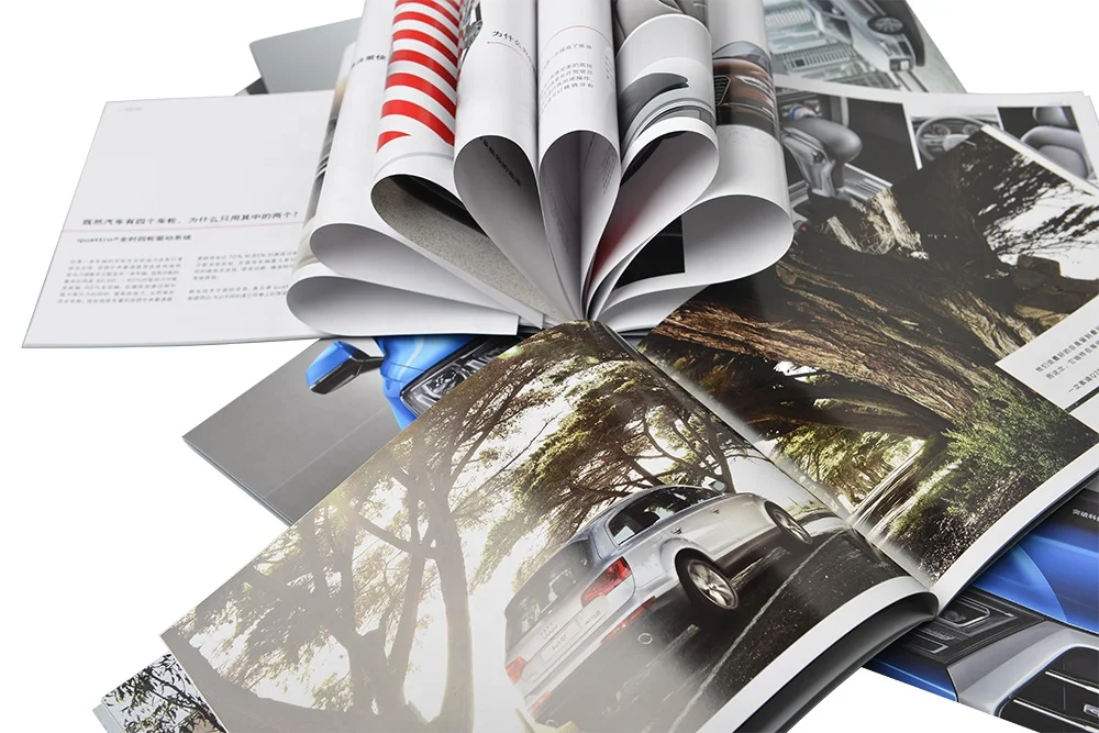 GIGO Booklet Printing Magazine Custom Book Catalog Brochure Leaflet Flyer Printing