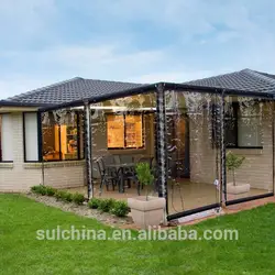 Производитель на заказ, прозрачная Водонепроницаемая веревка из ПВХ, наружная роликовая шторка для внутреннего дворика