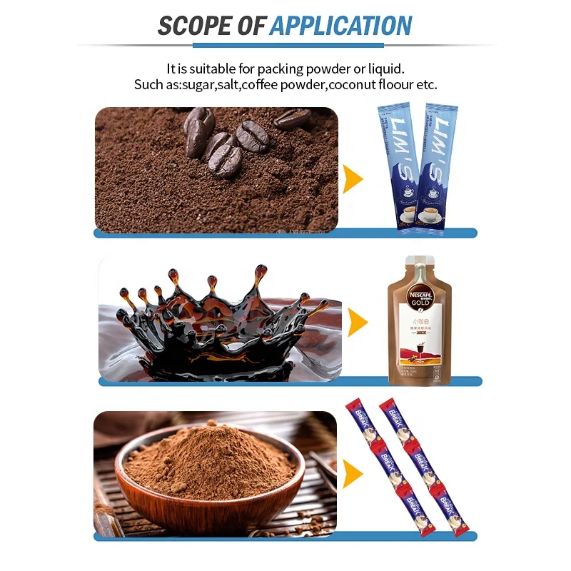 Shengwei Machinery high productivity coffee cocoa powder filling multi lane small stick sachet packing machine