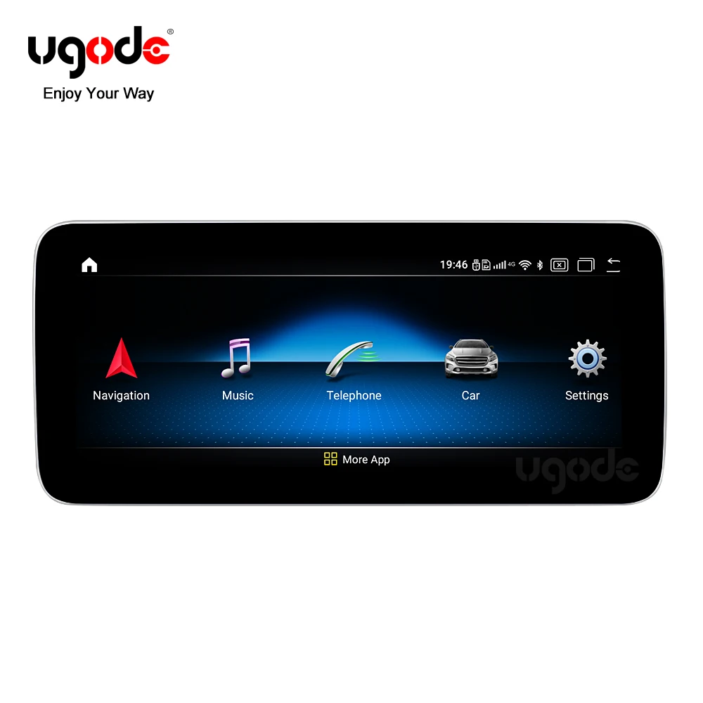 Ugode new product car radio Android 9.0 10.25inch autoradio for new C CLA GLA 2G 32G