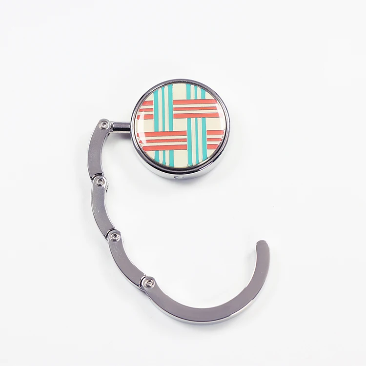 Custom Creative Table Top Folding Purse Hook Handbag Holder Accessories Bag Hanger