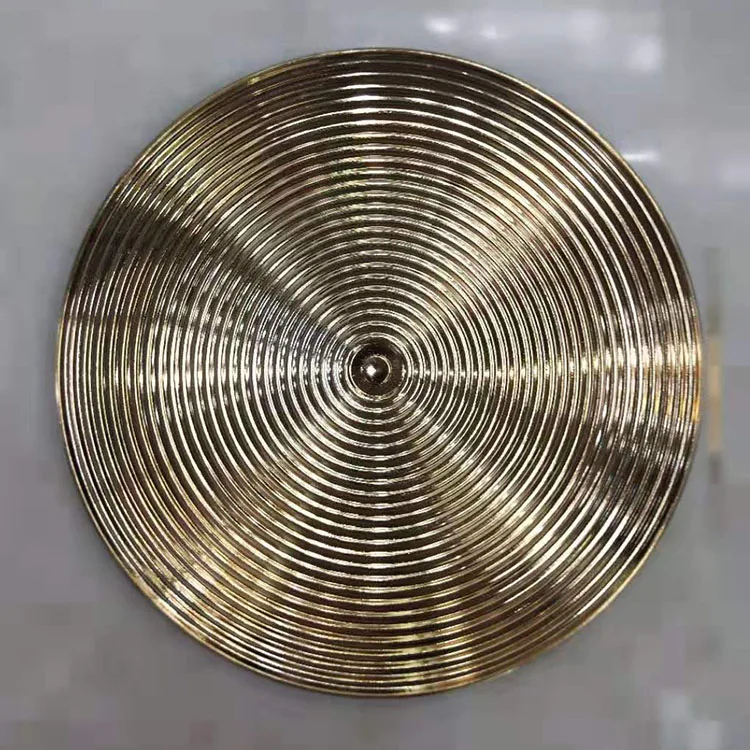 table decorative13inch plastic gold charger plate