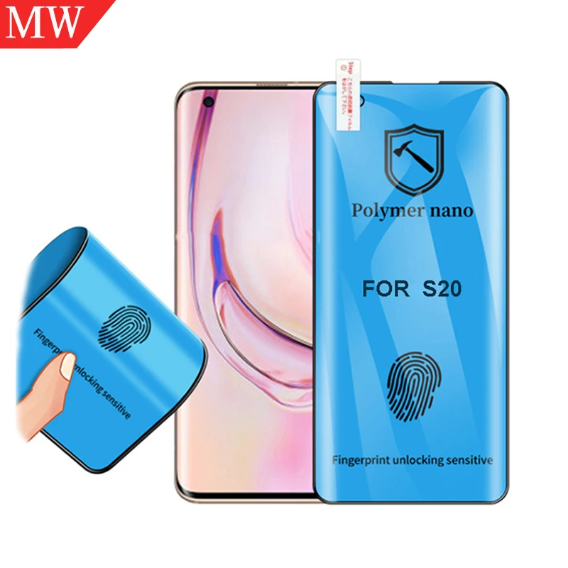 Hot Sale Ultra thin PMMA pet polymer nano 3D screen protector For Samsung S22 Ultra s20 S21 Note 20 Ultra