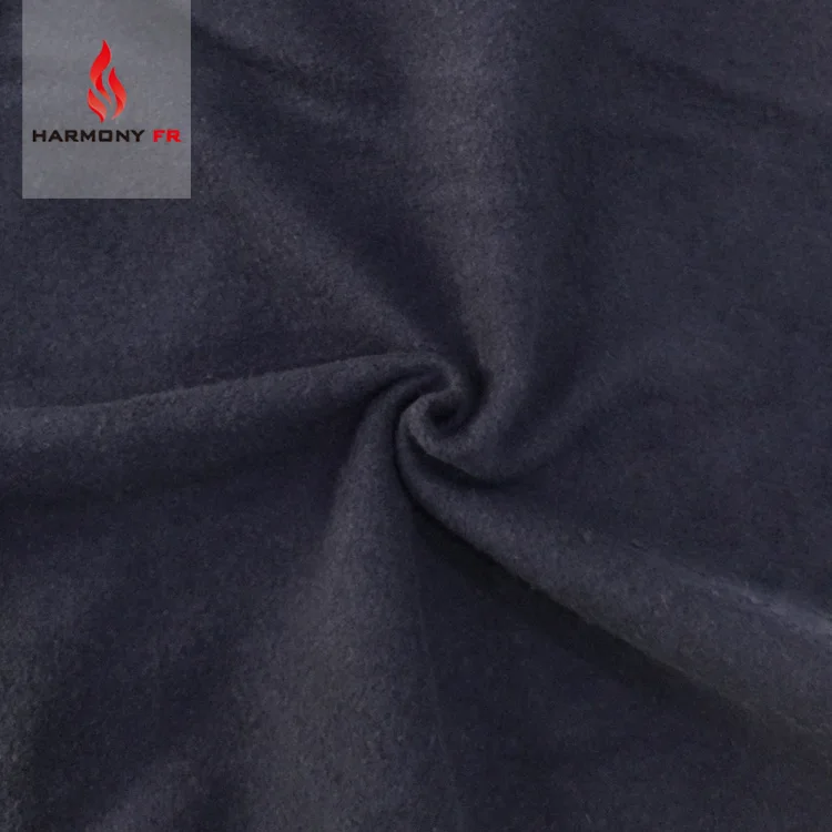 NFPA 2112 safety workwear fire resistant flame retardant polyester cotton antistatic esd knitted anti-static fleece fabric