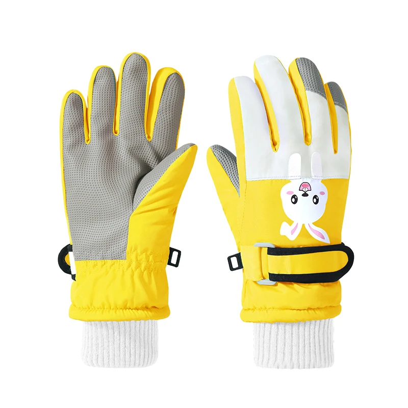Wholesale  Skiing Sports Best Snow Skiing Gloves Waterproof Winter Warm Gloves For Kids Gift Snowboard Ski Gloves For Children