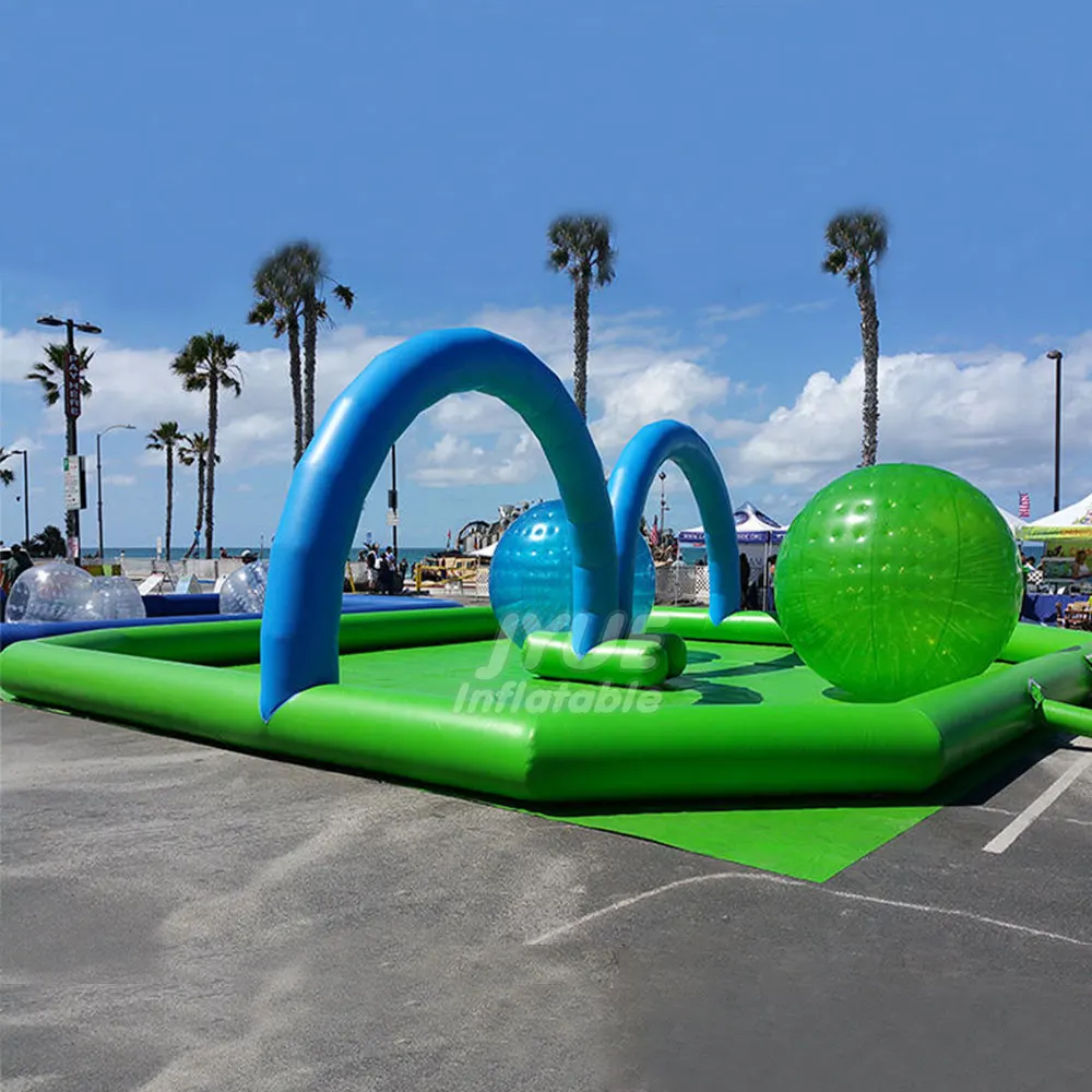 Custom Size Human Hamster Inflatable Zorb Ball Race Track For Entertainment Walking Ball