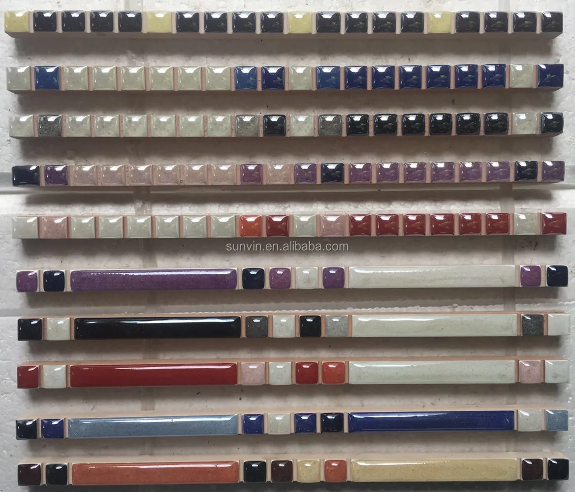 Gold Trim Tiles Silver Pencil Border Tile 40x300mm Price in FOSHAN