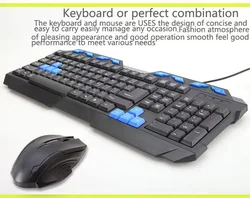 Hot Selling Gaming Gaming Keyboard and Mouse USB Wired Keyboard Mouse Set for Laptop Computer Gaming and Work