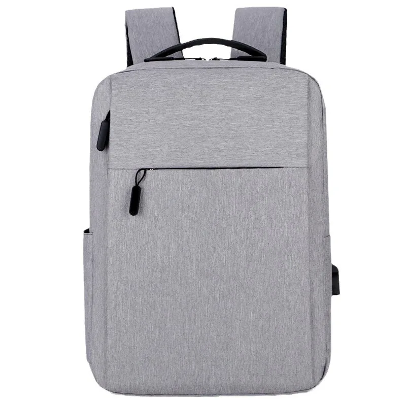 Custom LOGO Business Travel Waterproof Oxford School Bag 15.6 Inch Student Laptop Backpack with USB