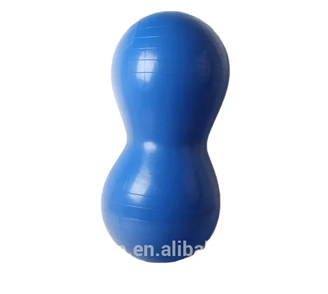 factory price-Peanut ball, capsule ball fitness peanut yoga ball with air pump