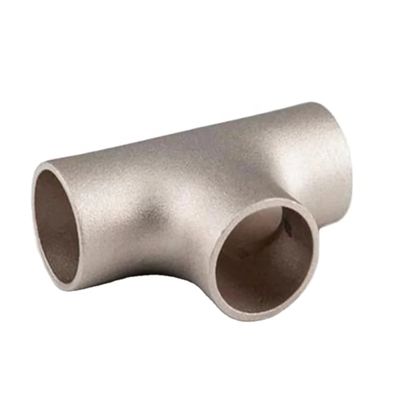 90 degree elbow fittings  astm b466 uns C70600 copper nickel elbow tee pipe fittings sale