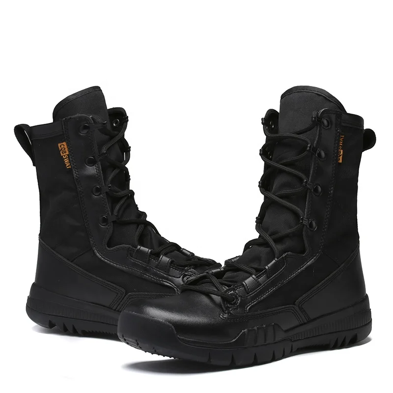 
New arrival China factory best price lightweight outdoor army combat boots 