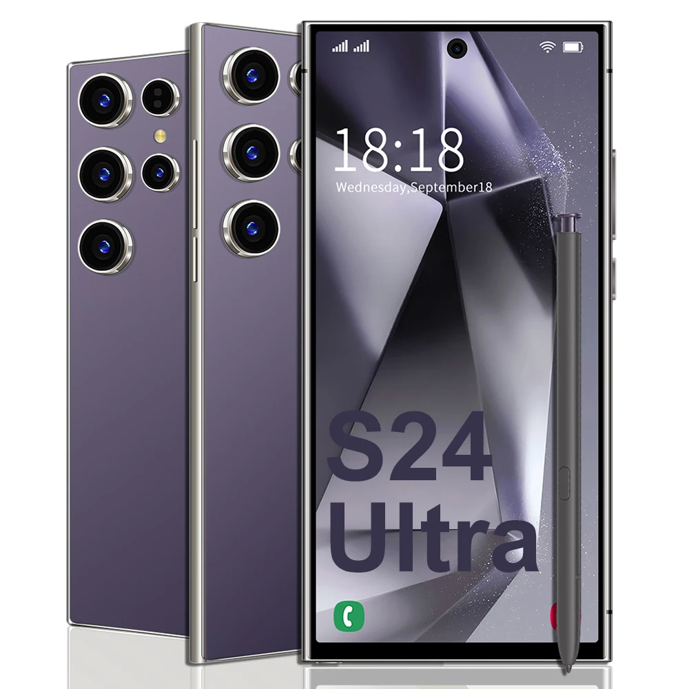 Slimoro Celulare S24 Ultra Original 16G+1TB Smart Phone Low Price Wholesale Cell Phone Deal 2025 Galax S23 Ultra Original 5G S22