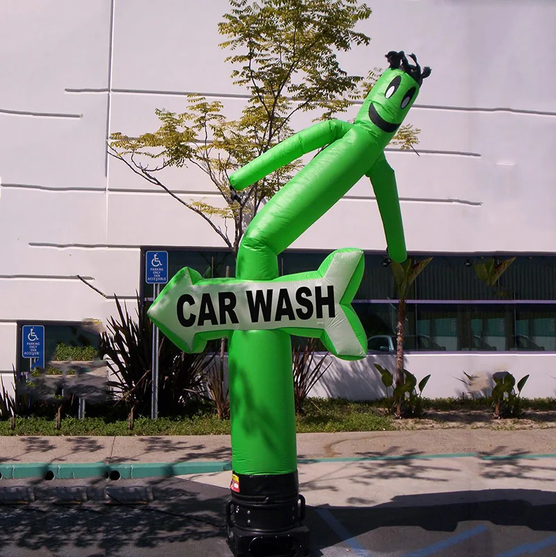 3 m High Quality Single Leg Inflatable Air Dancers / Inflatable Air Tube Man Manufacturer for advertising