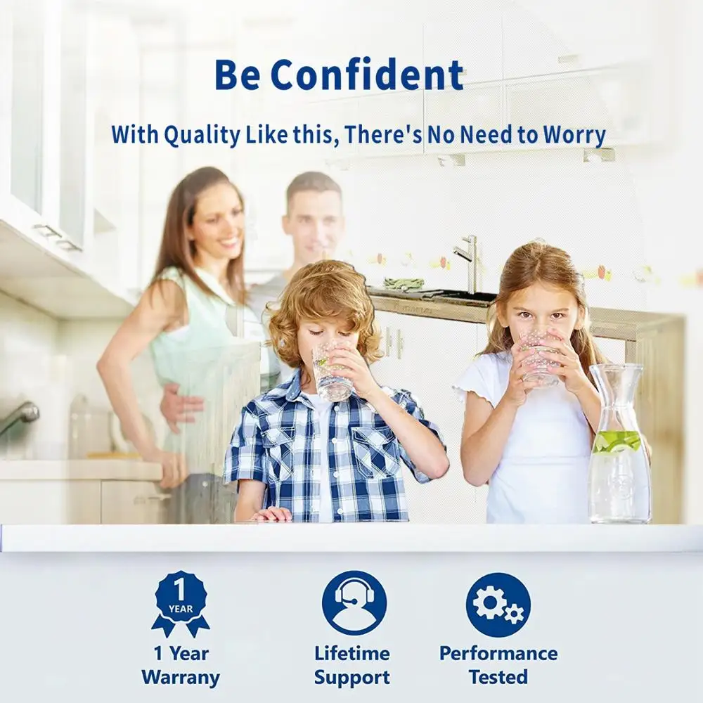 High Quality! 5-Stage Ultraviolet UV Sterilizer Drinking Water Filtration System for RV, Car, Outdoor, Garage, Household etc.