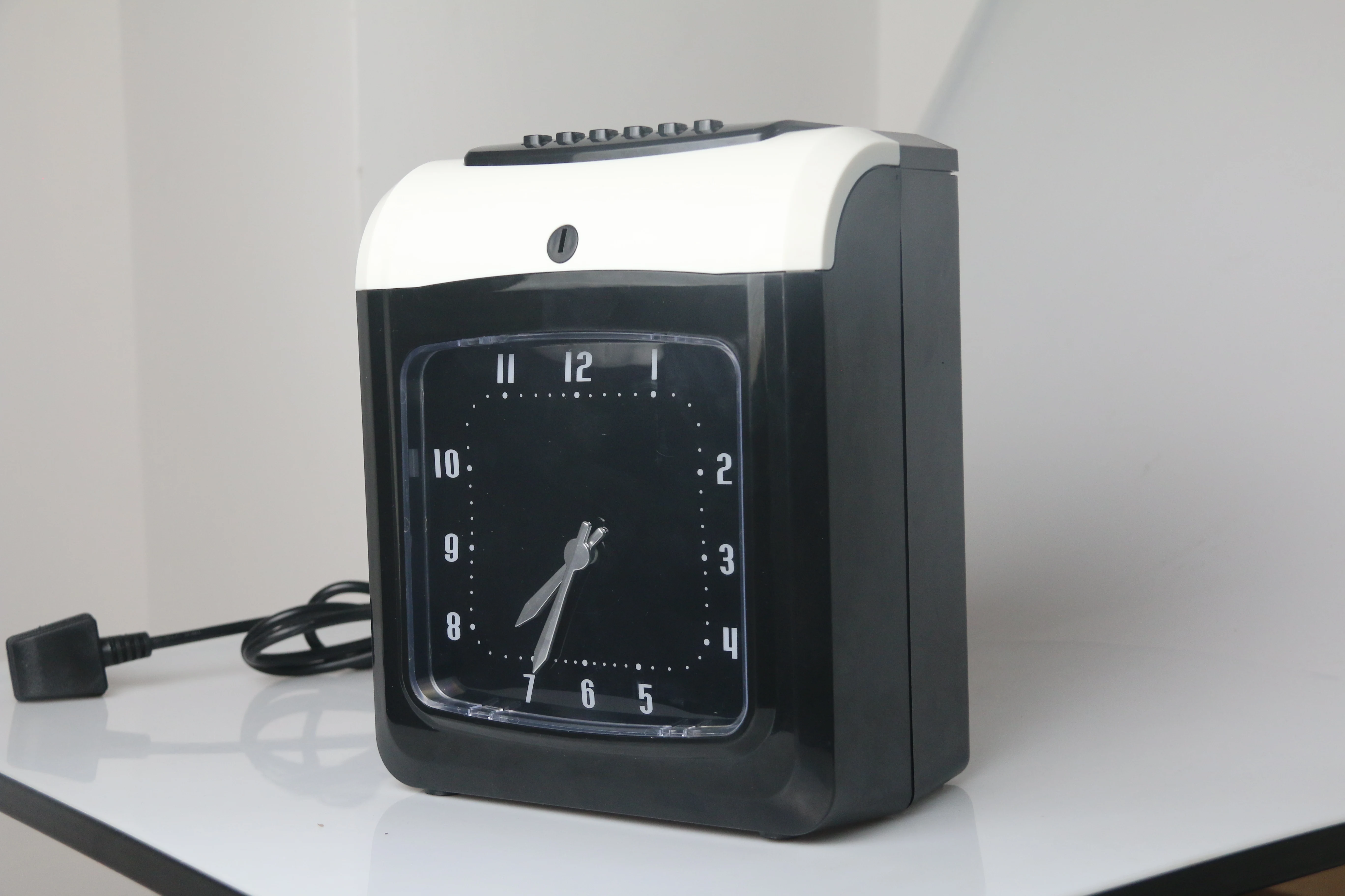 Clock in attendance machine paper card for work attendance time recorder