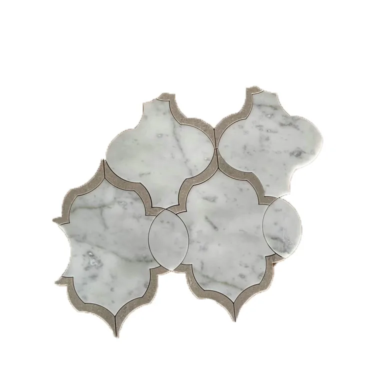 
 Мраморная мозаичная плитка water jet  