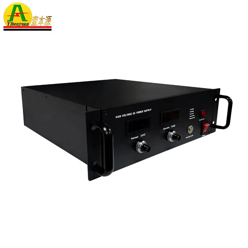 Having fast response ability 220VAC-15KVDC variable high voltage dc power supply 4mA 60W adjustable power supply