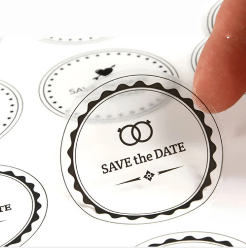 
Factory Custom Printed Waterproof Plastic Round Product Sticker Adhesive Paper Round Packaging Label 