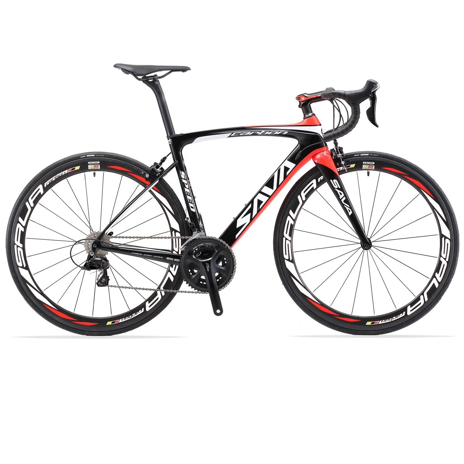 
SAVA HERD6.0 T800 Carbon Fiber 700C with 105 R7000 22 Speed Groupset Ultra-Light Carbon Wheelset Carbon Road Bike 