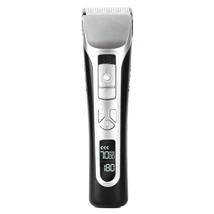 
Customizable logo high quality professional electric adjustable rechargeable adult hair clippers 619 