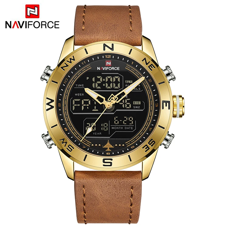 NAVIFORCE 9144 multifunction sports watch waterproof military fashion watch for man