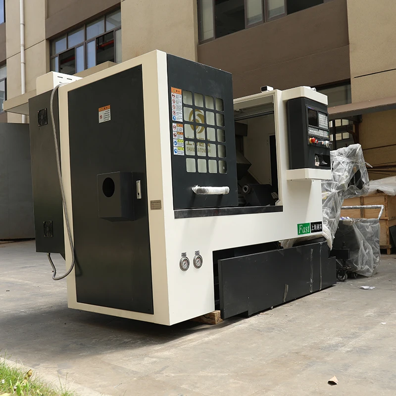 TS 52T hydraulic tool turret hydraulic taiistock slant bed metal CNC lathe machine