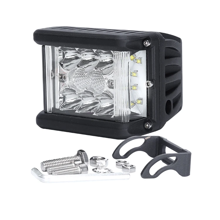 Super High Brightness 36W 60W 80W Cube Auxiliary Lights For Motorcycle Truck Offroad Jeep Tractors Motorcycle Indicator Lights