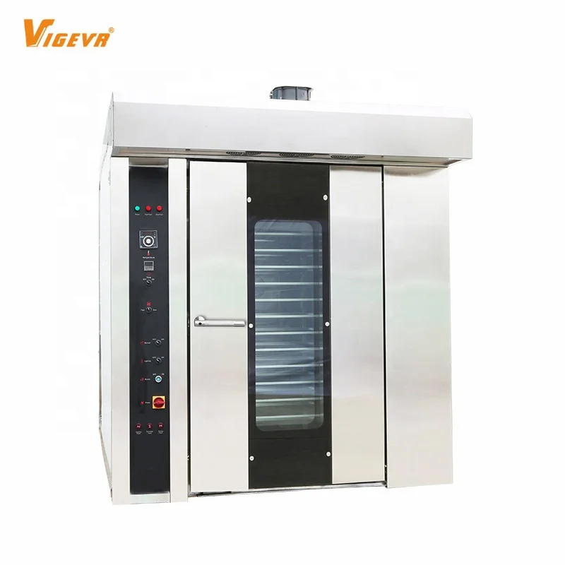Вращающаяся духовка для хлеба печенья от производителя, 380 В, цена на электрическую Дизельную печь, 16 32 64 лотка, вращающаяся стойка, духовка, цена