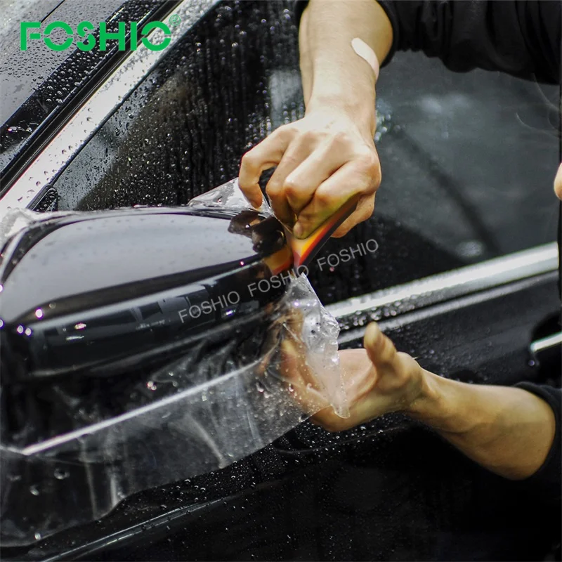 Foshiio Customize 2 Inch Combo Pack Ppf Hybrid Paddle Squeegee Window Tinting Supplies