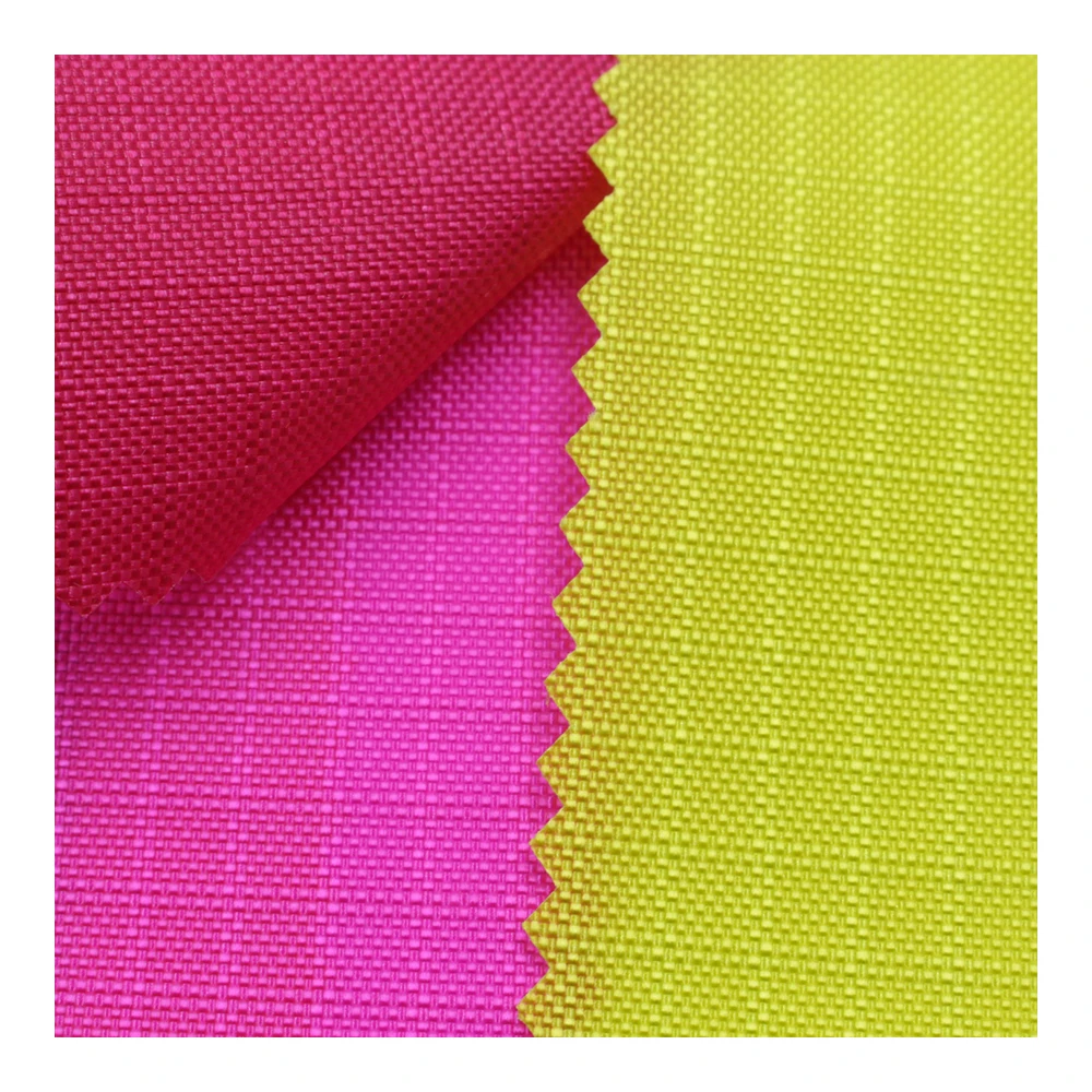 420D double line 0.7cm ripstop nylon fabric with pu coated