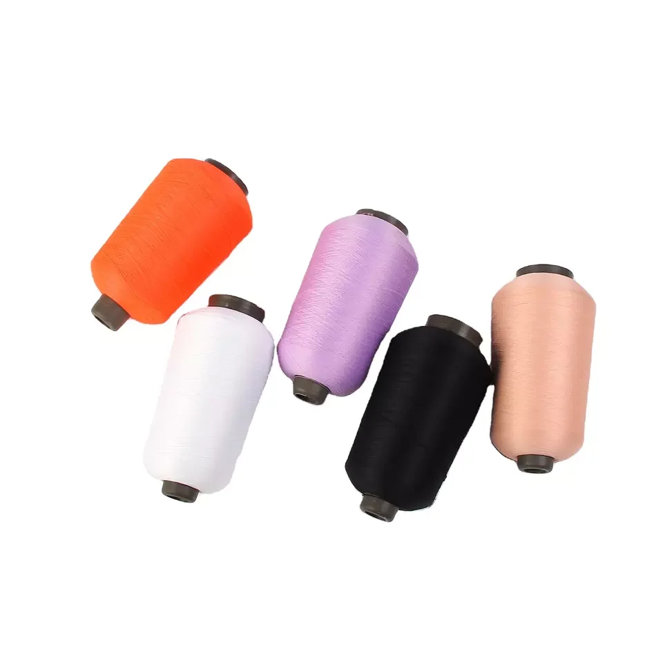 High strength imitation nylon 70D/36F/2 Dacron DTY yarns for knitting hosiery knitting caps