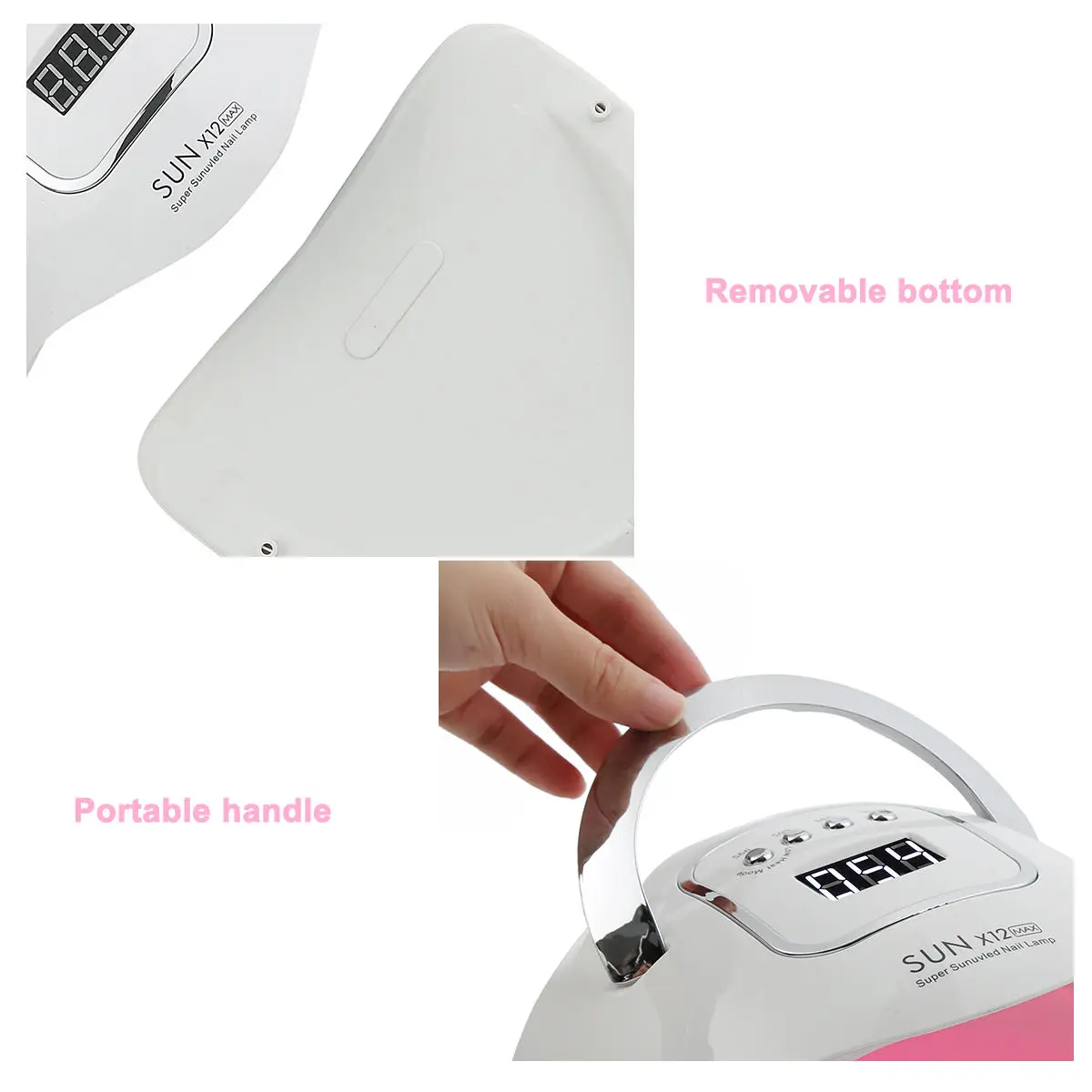 280W Sun 12 Max High-Power Professional UV LED Nail Lamp 66 Lamp Beads Lamp UV Nails