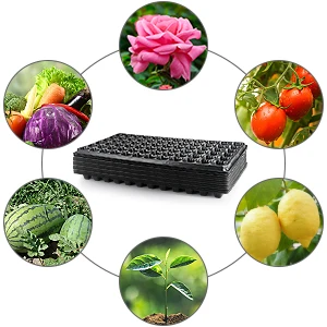 Durable 32/50/72/105/128 Cells Flower Vegetables Plant Germination Growing Seedling Trays Garden Nursery Tray